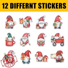 Vybonz Gnome Stickers Set Gnome 2 3 Inches