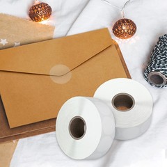 1″ Clear Circle Stickers 1000 Pcs Transparent Self Adhesive Seals Envelope New