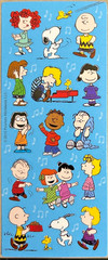 FRIENDSHIP PEANUTS SNOOPY & FRIENDS, ONE SHEET BEAUTIFUL STICKERS