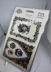 PSX Designs Stickers Pansy Frames Borders 6 Packs 2 Sheets Each Pack New