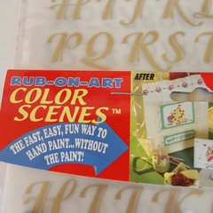 Mixed Lot ~Rub-On Transfers~ Crafts ~Scrapbooking~Lot of 8 ~NEW