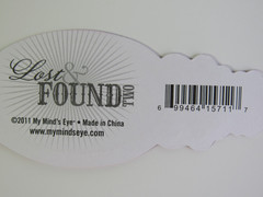Lost & Found 2 – Blush “Favorite” Title – My Mind’s Eye 2011 Scrapbooking