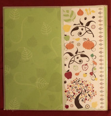 Creative Memories 12X12 Additions CHEERFUL AUTUMN Paper Photo Mats Stickers Kit