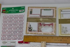Anna Griffin / Recollections Holiday Tags and Stickers Large Mixed LOT