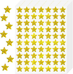 2100PCS Gold Foil Star Stickers 0.6″ Holographic Reward Stickers for Kids Behavi
