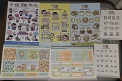 Huge 31 piece lot / bundle hubman & chubgirl planner sticker sheets all new