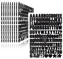1550 Self-Adhesive Vinyl Letter Stickers – Ideal for Indoor and Outdoor Use