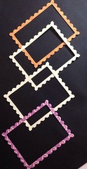 THIN STAMP FRAME Die-Cuts (12pc)Aprox 2-1/2″x3″📫Pictures📫Made in USA📫