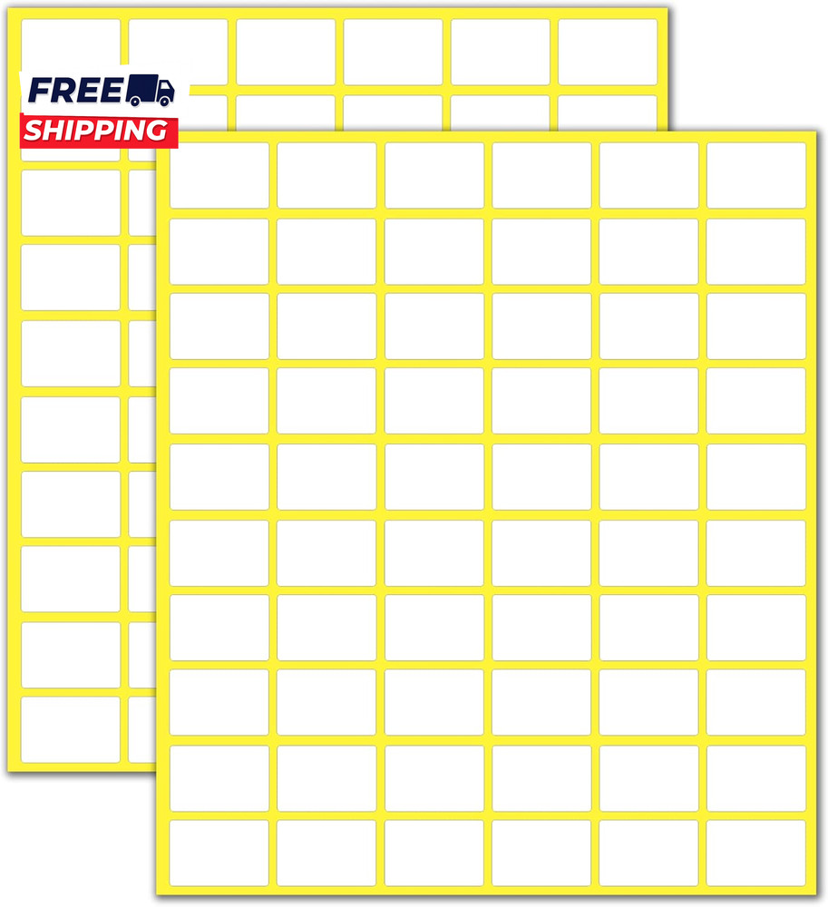 (900 Pack) 0.75″ X 0.5″ – Price Stickers Small White Labels Stickers