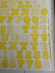 Making Memories Large Yellow Pattern Upper/Lower Case ABC/123 Scrapbooking