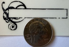 BLACK SWIRL LABELS Rub-On Transfers(4-1/4”x 8”)Tag •Word•Journaling•Card Making•