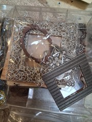 Huge lot of assemblage materials, create collage art, gift idea, mixed media