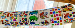 New Retro and Vintage Hambly Studios Sparkly Stickers Off the Roll: You Choose!
