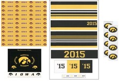 University of Iowa Hawkeyes NCAA Scrapbook Kit Paper Stickers PICK FROM 5 ITEMS