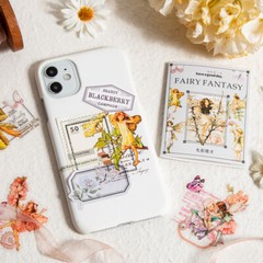 30pcs Flower Fairy PET Scrapbooking Stickers Fantasy Angel Elf Diary Decals DIY