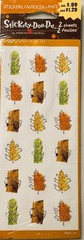 9 Packages Fall Stickers 1 Used Spool of Ribbon Scarecrow Pumpkins Acorns Leaf’s