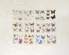 100 Sheet Colorful Butterfly Sticker Set Beautiful A Must Have For Collectors