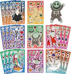 24 Sheets Make Your Own Superhero Stickers for Kids, Art Craft Party Supplies