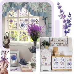 Noveread 20 Sheets Lavender Rub on 5.91 inches x inches, purple