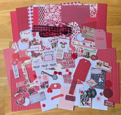 8 Color Junk Journal Scrapbook Bundles Blue Red Orange Yellow Green+ paper more