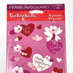 NEW Stickety Doo Da LOVE BUG SWEETIE FLY American Greetings Stickers 4 Sheets
