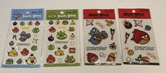 Angry Birds Stickers New Sealed ,4 Pieces