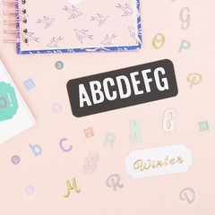 – Alphabet Puffy Stickers in Uppercase and Lowercase, Numbers and Special Cha…