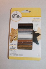 EK Tools Metallic Glitter in 5 Color Pack – Gold Silver Black White Bronze NEW