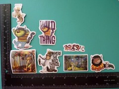 Where The Wild Things Are Vinyl Sticker Lot (26) pcs Maurice Sendak Book #2
