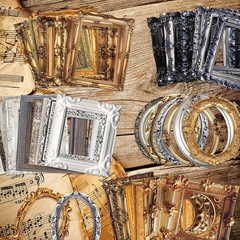 Vintage Frame Decorative Stickers, 200 Pcs for Scrapbooking, Journals, Crafting