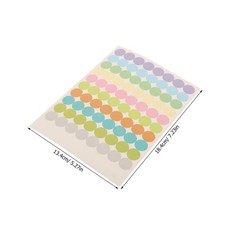 Removable Circle Stickers for Aromatherapy Bottles Small Colored Dot Labels