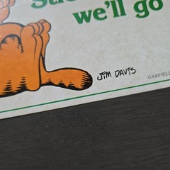 Vintage Rare 1978 United Feature Bumper Sticker Jim Davis Lot of 2 Garfield