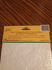 Vintage 80’s Cabbage Patch Kids Puffy Stick-Ons Stickers NEW Unopened
