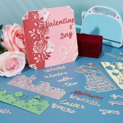 7pcs Metal Die Cuts Carbon Steel Assorted Designs Card Making Birthday Decor