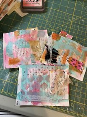 Unique Handmade Ephemera, Scrapbook,Junk Journal,tag,embellishment Mixed Media