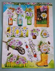 Crafter’s Square Floral Embellishment Stickers – Lot Of 2