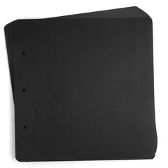 10 Sheets ADVcer 10×10 Scrapbook Refill Pages Black Cardboard Photo Album Paper