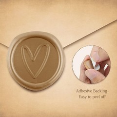 30pcs Love Wax Seal Stickers Self-Adhesive Wedding Invitation Envelope Seal
