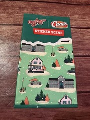 Raising Cane’s A Christmas Story Sticker Scene NEW