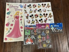 Vintage Disney Princess Mickey Mouse Goofy 101 Dalmatians Dimensional Stickers