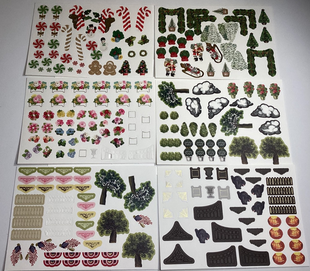 Anna Griffin Mini House Decorative Die Cuts 6 Sheets