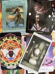 Lot Of 45 Tarot Cards Lot Junk Journal Collage Ephemera Single Swap Arcana