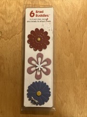 Brad Buddies-Floral Pattern-Set Of 6-Open Package