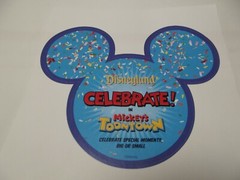 Official Disneyland Resort Sticker Celebrate Mickey’s Toontown