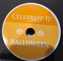 Celebrate It-Happy Halloween Ribbon-3/8 in-3 yards-100% Polyester by Michaels S