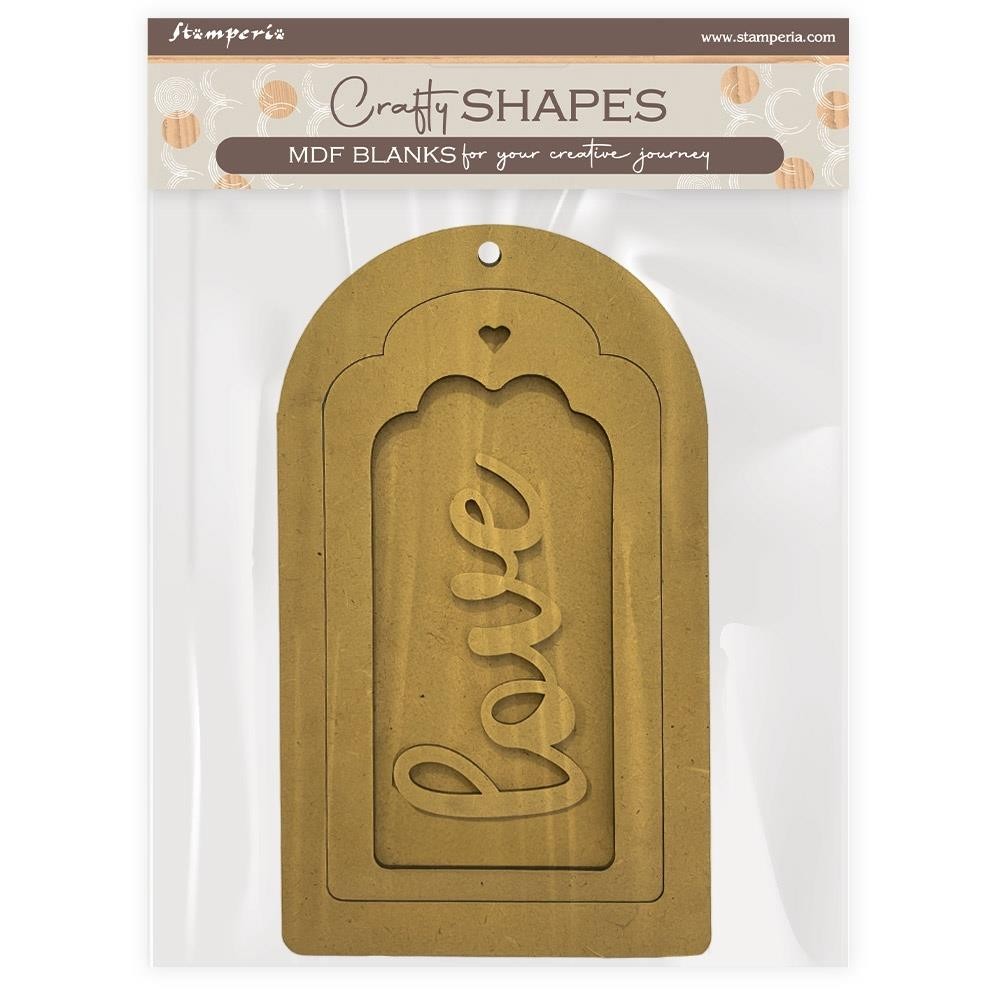 Stamperia Crafty Shapes – Timeless Tag, KLSM54