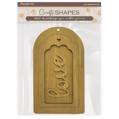 Stamperia Crafty Shapes – Timeless Tag, KLSM54