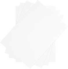 PINGEUI 50 Pack 8.5 x 11 Inches White Chipboard Sheets,40 pt White Chipboard, Me