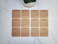 Mini Calendar Stickers for Planners and Journals – 2024, 2025, or 2026