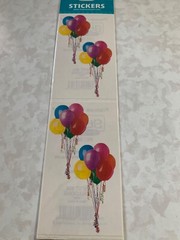 FMI FRANCES MEYER STICKERS 4 SHTS BALLOONS MULTI-COLORED BUNDLE OF BALLOONS